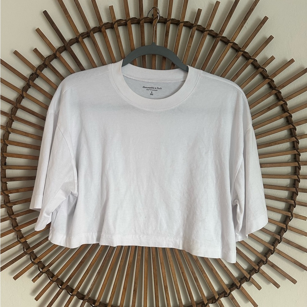 Abercrombie & Fitch Women's Essential Premium Polished Tee - White